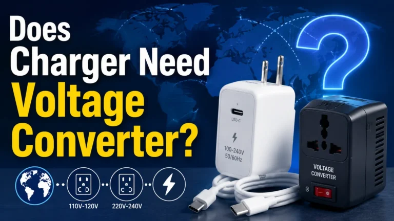 Does Charger Need Voltage Converter