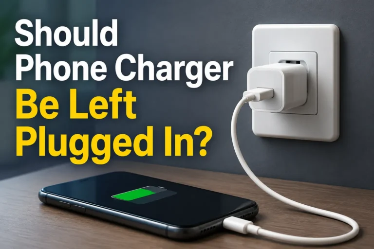 Should Phone Charger Be Left Plugged In