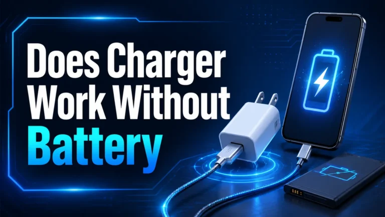Does Charger Work Without Battery