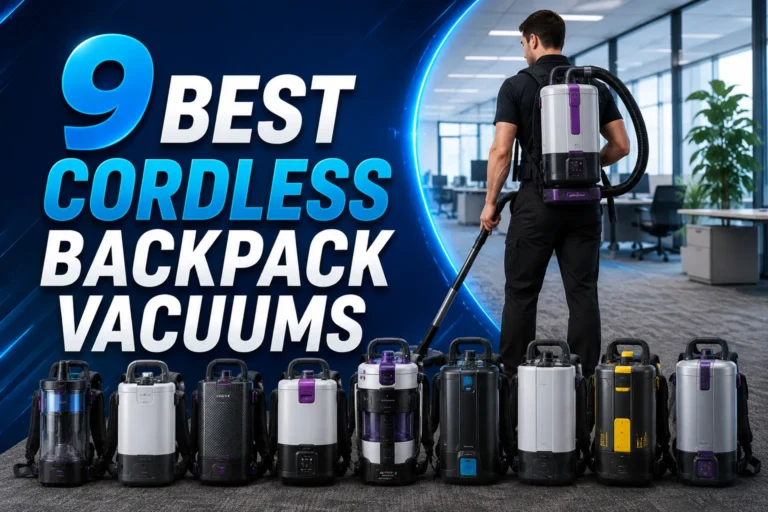 9 Best Cordless Backpack Vacuums