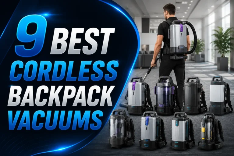 9 Best Cordless Backpack Vacuums