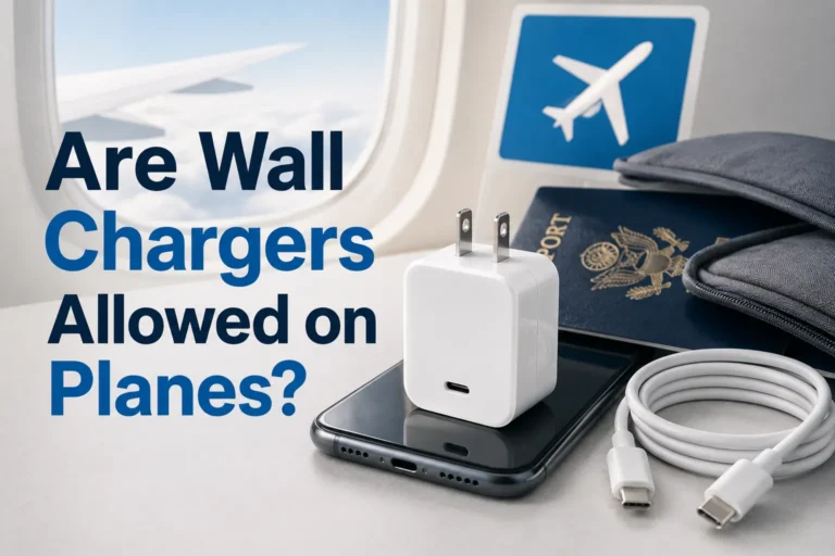Are wall chargers allowed on planes