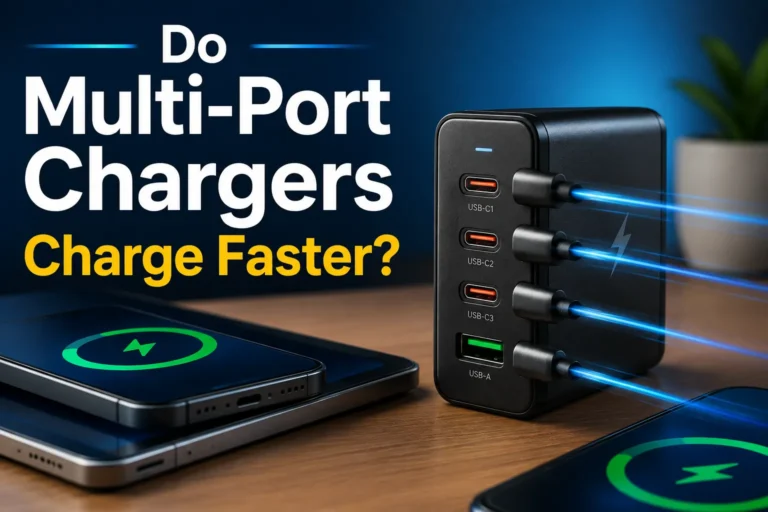Do multi-port chargers charge faster