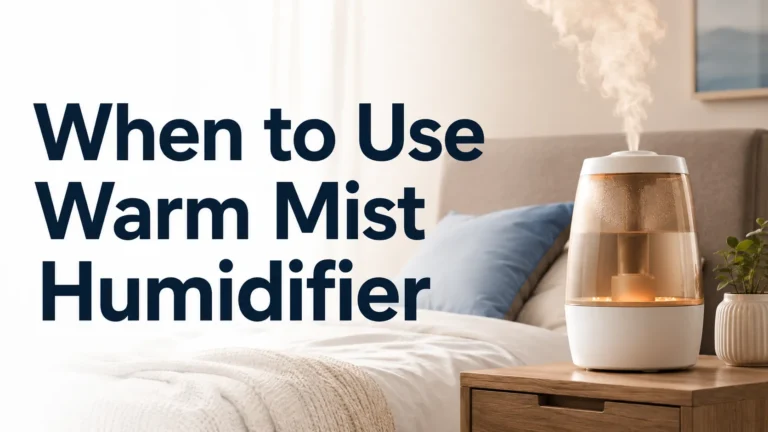 When to Use Warm Mist Humidifier
