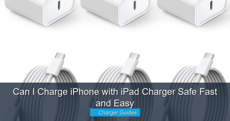 Can I Charge iPhone with iPad Charger Safe Fast and Easy