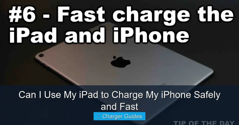 Can I Use My iPad to Charge My iPhone Safely and Fast