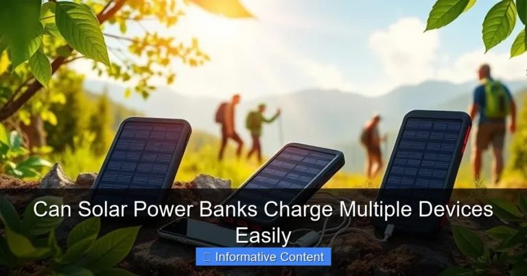 Can Solar Power Banks Charge Multiple Devices Easily
