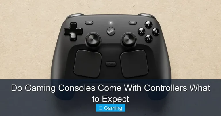 Do Gaming Consoles Come With Controllers What to Expect