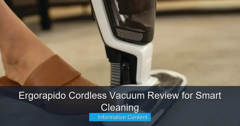 Ergorapido Cordless Vacuum Review for Smart Cleaning