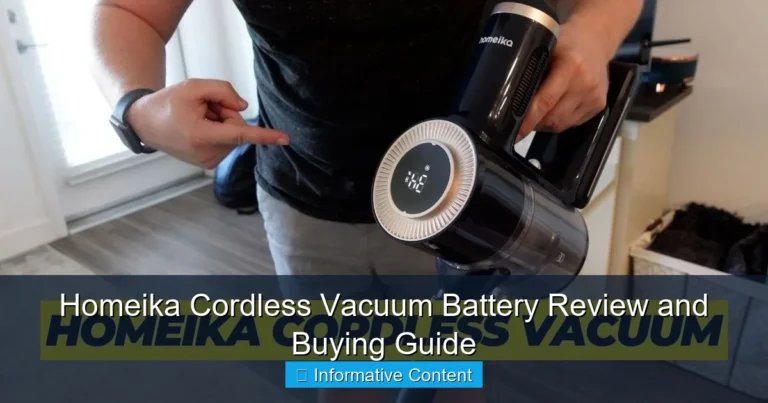 Homeika Cordless Vacuum Battery Review and Buying Guide