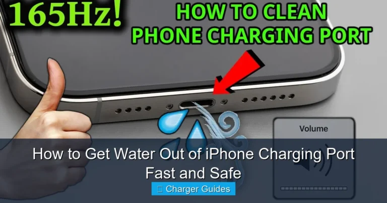 How to Get Water Out of iPhone Charging Port Fast and Safe