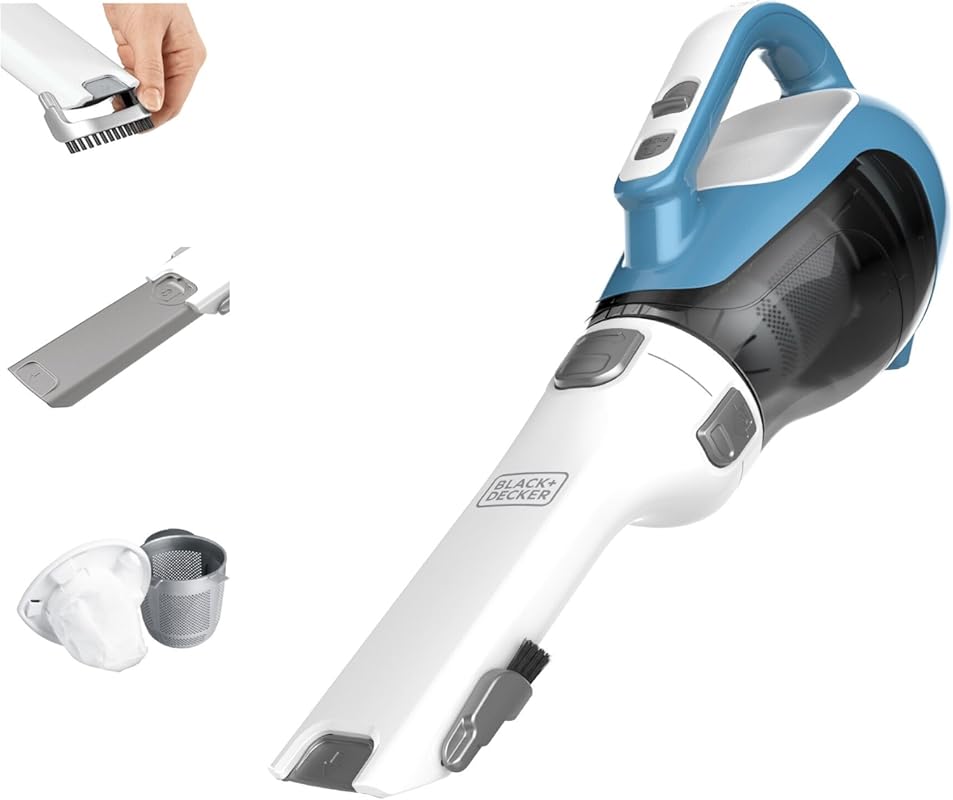 BLACK+DECKER dustbuster AdvancedClean Cordless Handheld Vacuum with Charging Station