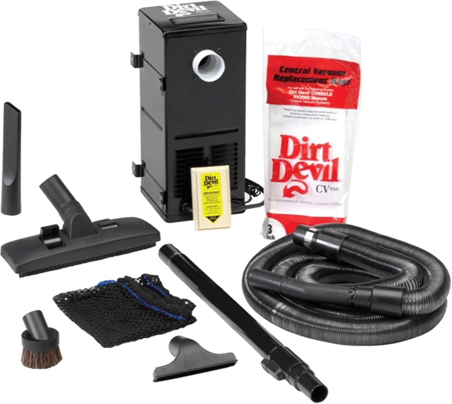 HP Products 9880 Dirt Devil Central Vacuum System for Powerful Whole Home Cleaning