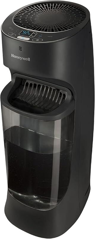 Honeywell Top Fill Tower Cool Mist Humidifier with Digital Humidistat, Space-Saving Design