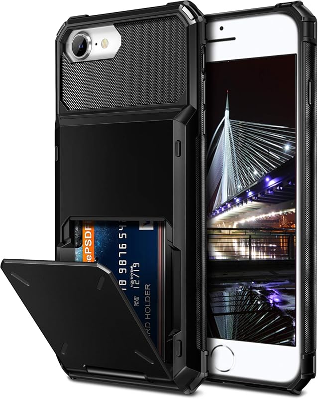 Vofolen iPhone 6/6s/7/8 wallet case with rugged protection