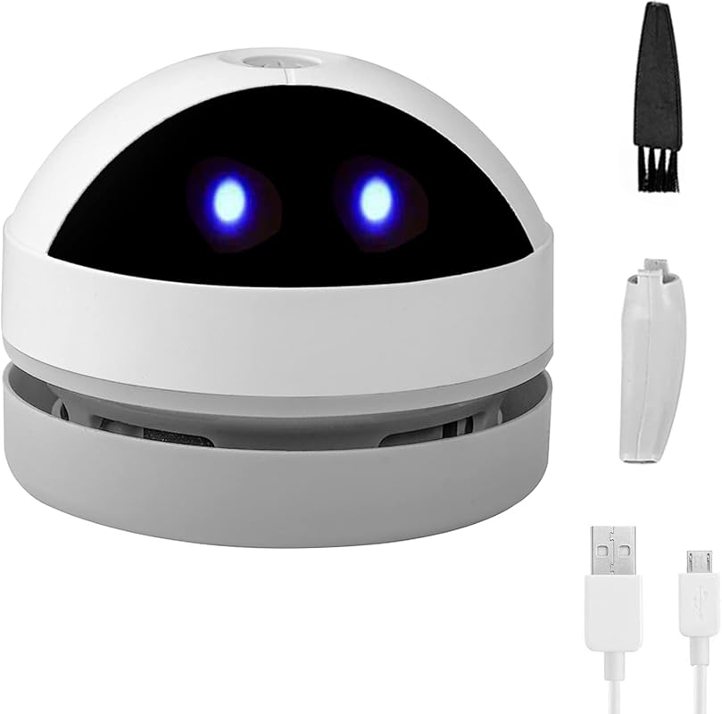 Portable Mini Desktop Vacuum Cleaner USB Crumb Sweeper for Desk, Keyboard, and Tabletop Cleaning