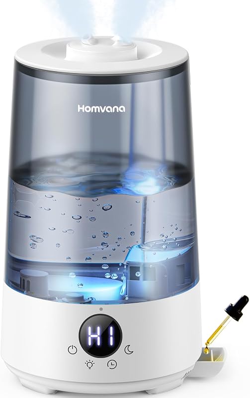 Homvana 3.6L Top-Fill Ultra-Quiet Cool Mist Humidifier