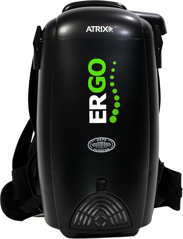 Atrix Ergo VACBP10 Backpack Canister Vacuum with attachments