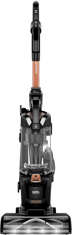 Bissell SurfaceSense Allergen Lift-Off Pet Upright Vacuum with Tangle-Free Brush Roll and LED Headlights