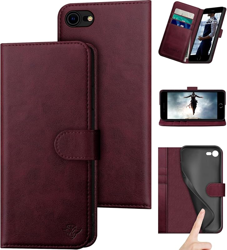 DuckSky iPhone 7/8/SE wallet case with RFID blocking