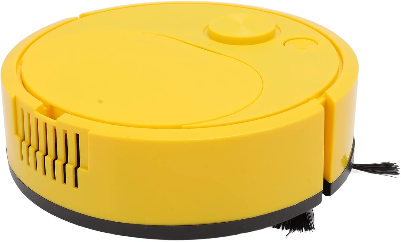 Fdit Mini Robot Vacuum Cleaner with Automatic Avoidance and USB Charging for Floors and Carpets