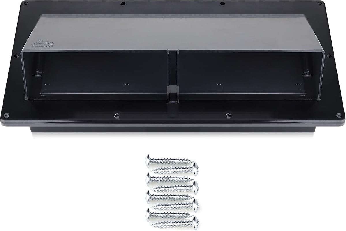 Camp'N RV Exhaust Vent Cover Black