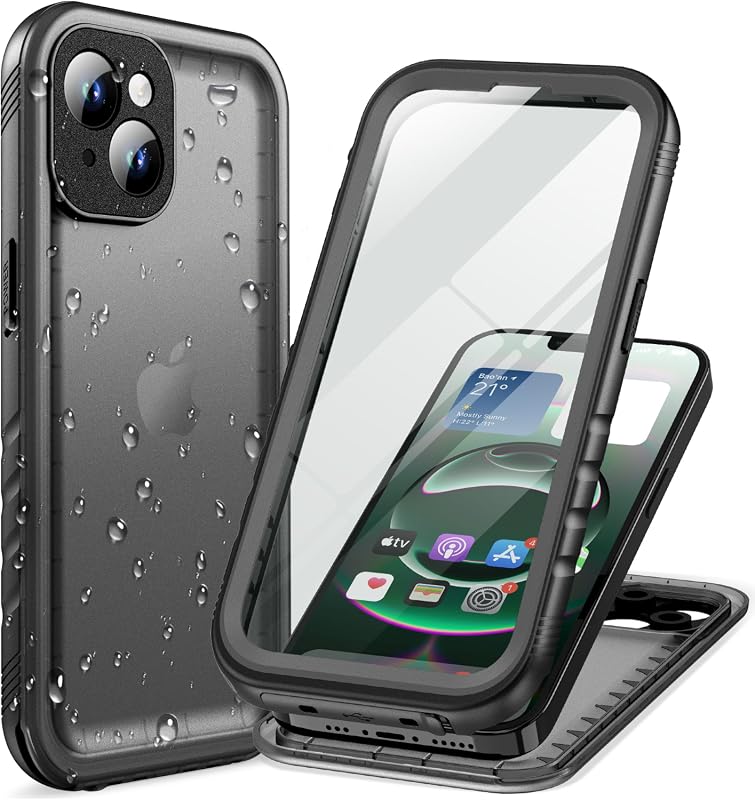 Cozycase iPhone 15 Waterproof Case with full body protection