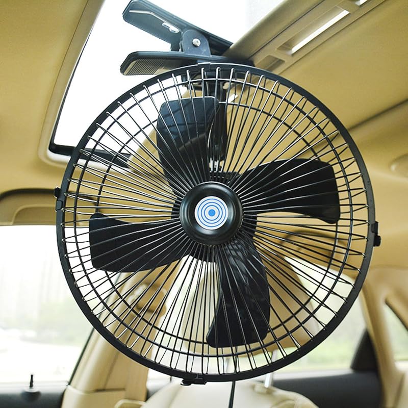 CYDZSW 12V Clip-On Car Fan