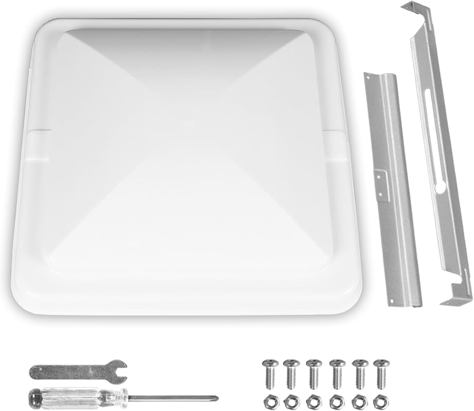 Jack Boss White RV Vent Cover