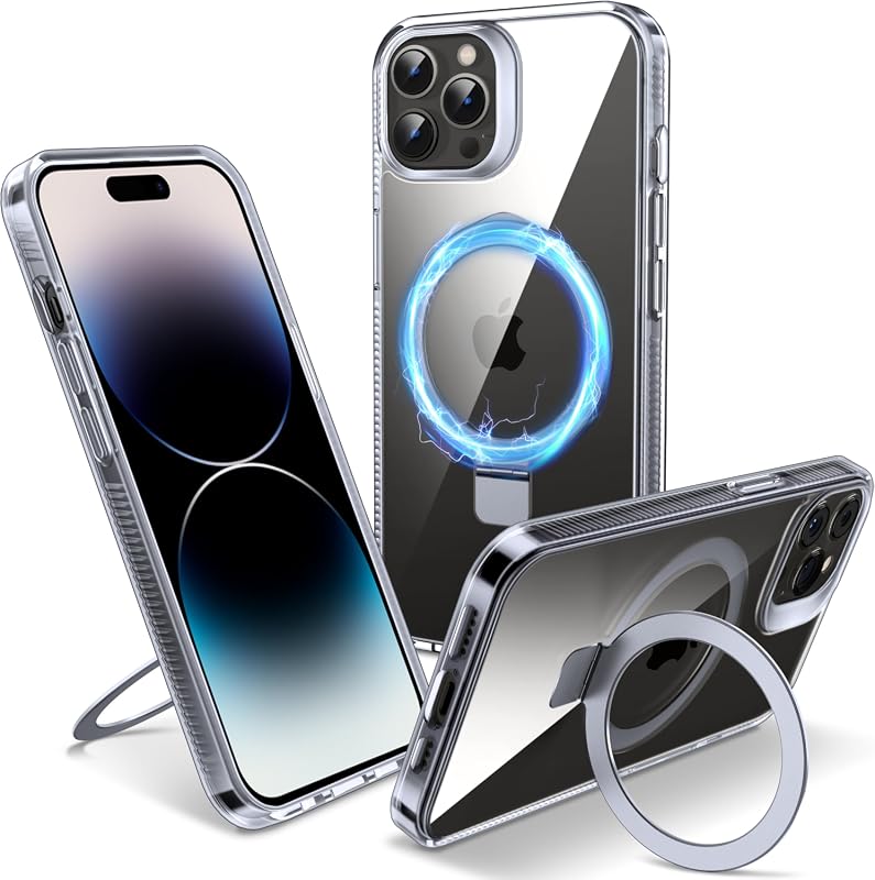 iPhone 14 Pro Magnetic Case with Invisible Stand