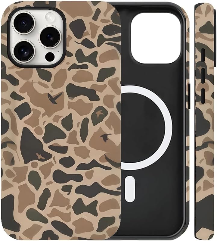 iPhone 13 Cute Duck Hunting Camo Magnetic Phone Case