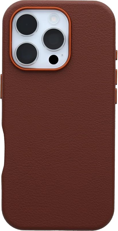 OtterBox Symmetry Series Cactus Leather iPhone 16 Pro Case in Adobe Brown