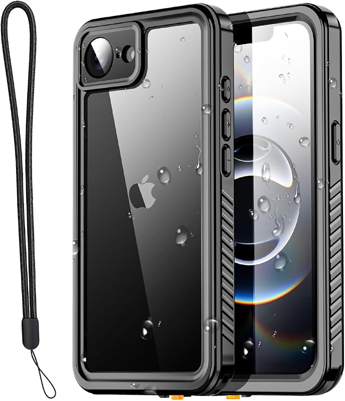 AICase clear waterproof full-body case for iPhone 16e/17e