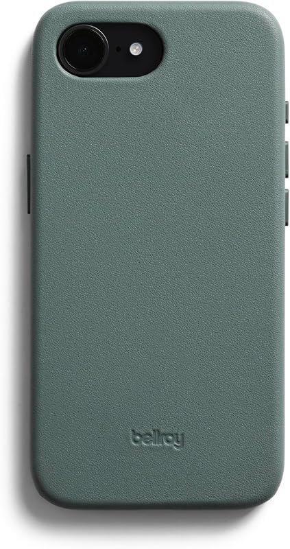 Bellroy Leather Phone Case for iPhone 16e, Agave