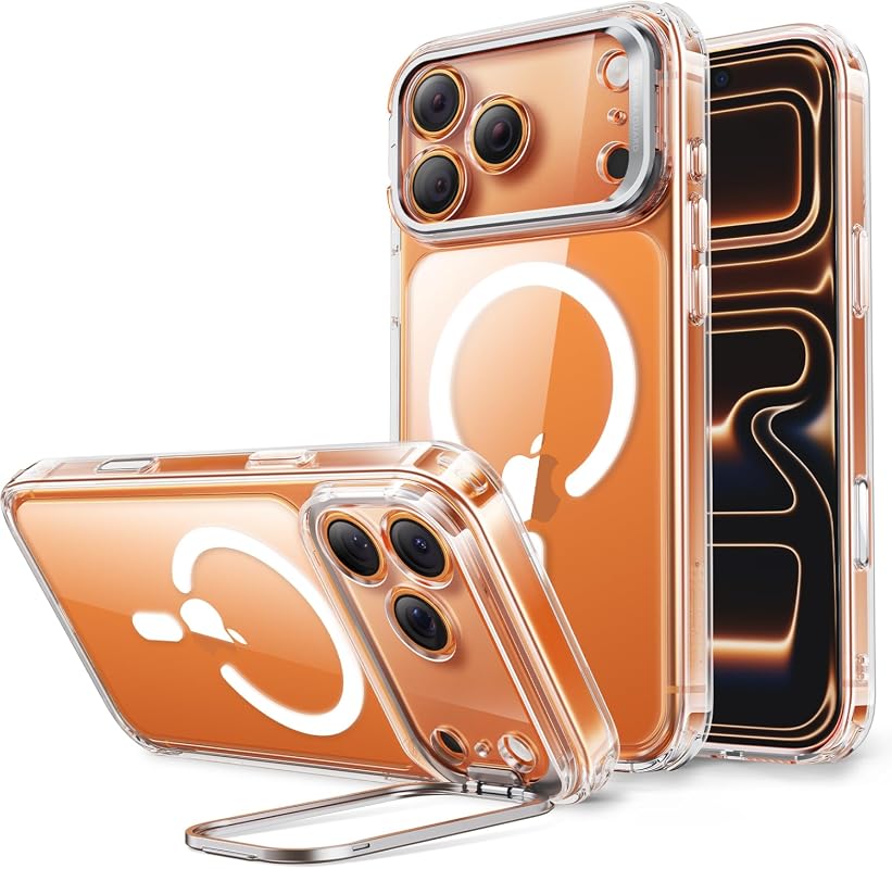 ESR iPhone 17 Pro Max Case with Stash Stand, MagSafe Compatible, Drop Protection