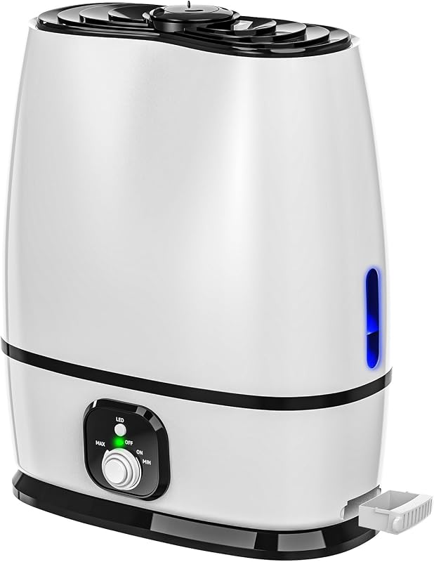 Everlasting Comfort 6L Quiet Cool Mist Humidifier for Large Rooms