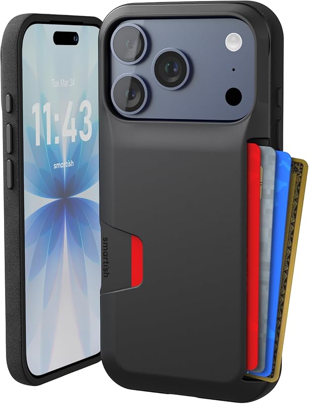 Smartish iPhone 17 Pro wallet case with hidden slot