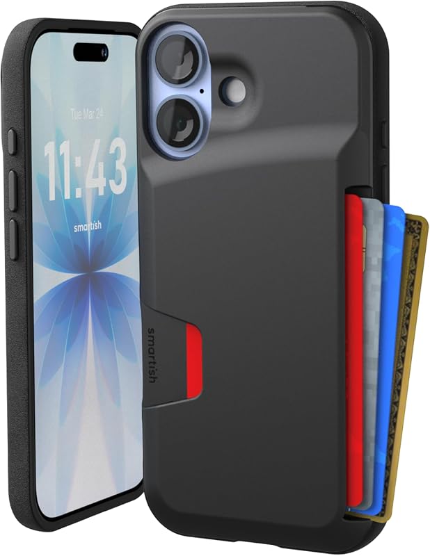 Smartish iPhone 17 wallet case with hidden slot
