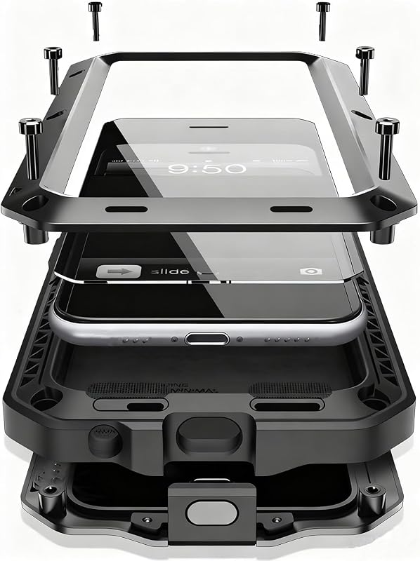 iPhone 17 Pro Max Heavy Duty Full Body Armor Case