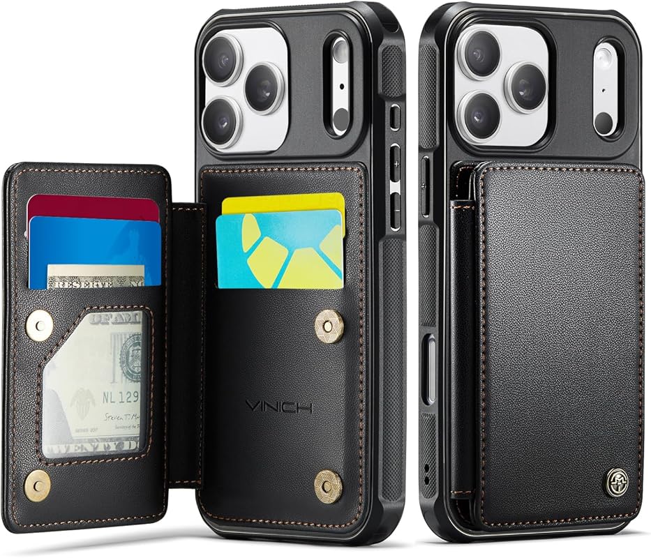 Vinich iPhone 17 Pro Wallet Case