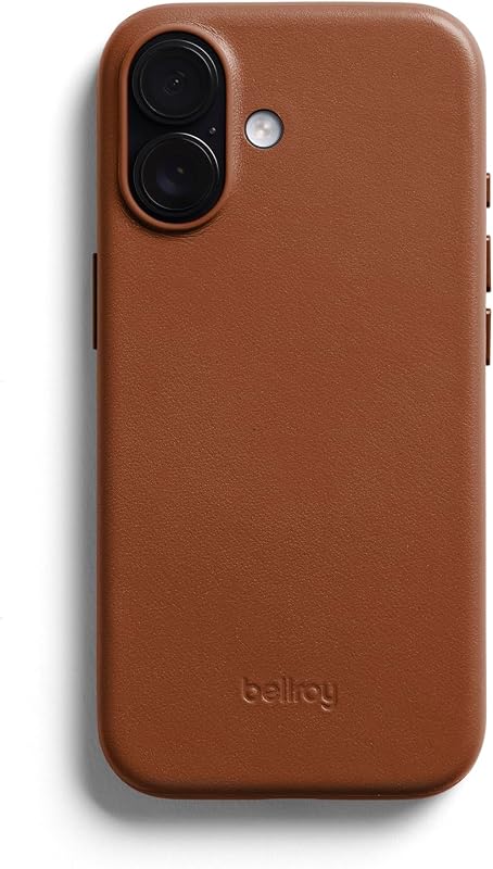 Bellroy Leather Phone Case for iPhone 17, MagSafe Compatible, Slim Protective Cover