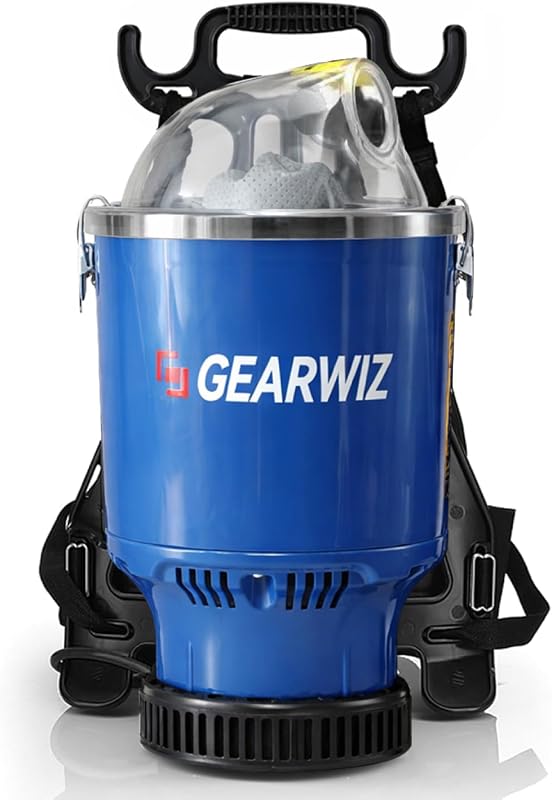 Gearwiz Backpack Vacuum Cleaner with double filtration