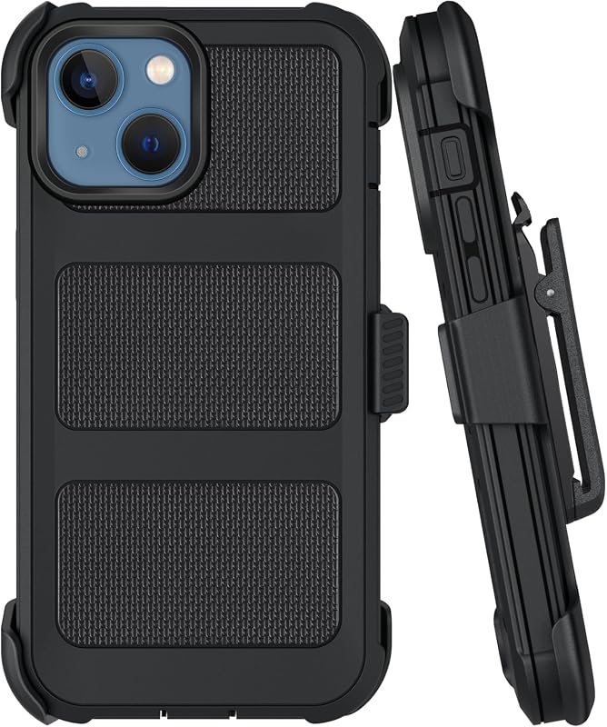 iPhone 13 Defender Case Belt Clip Holster