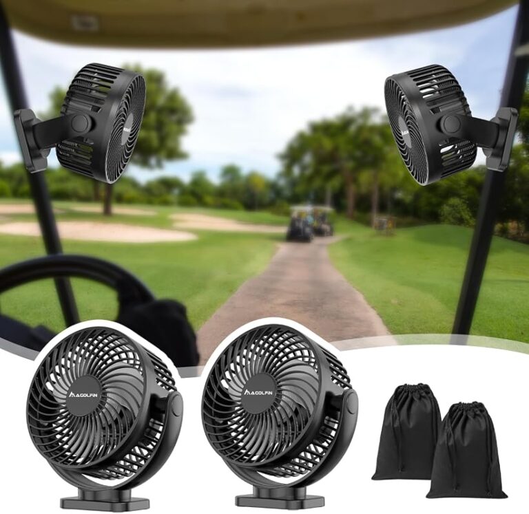 5 Best Rechargeable Golf Cart Fans for Cool, Convenient Rides