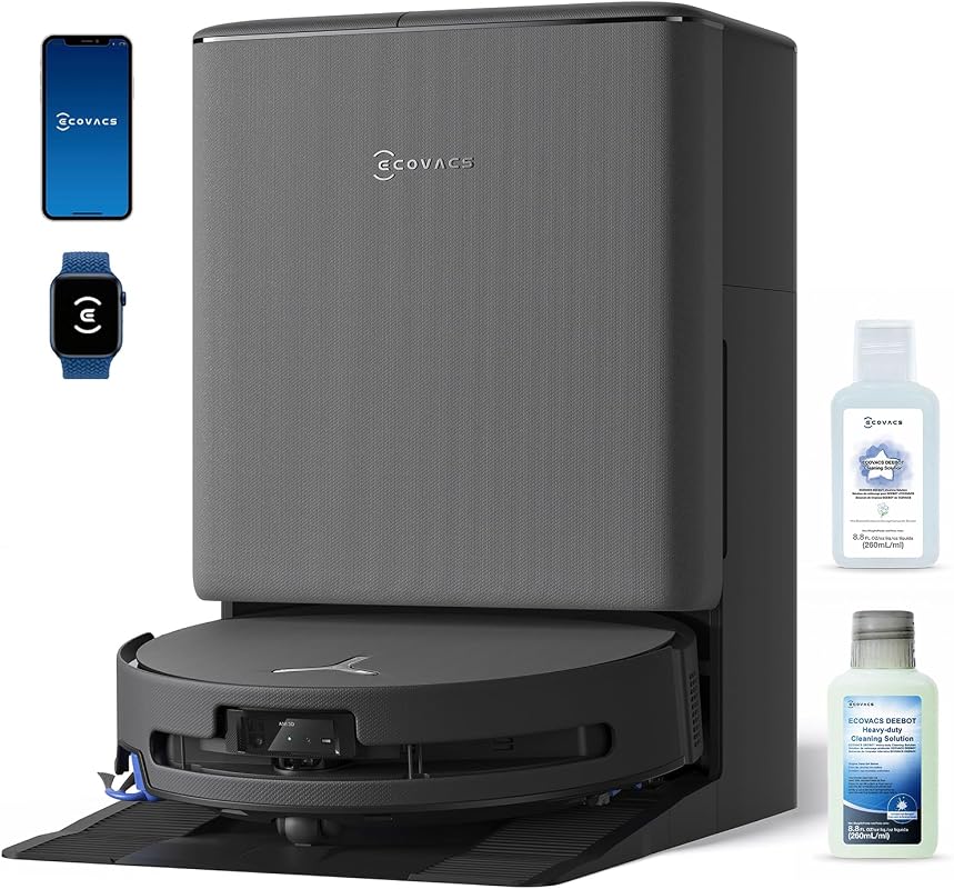 ECOVACS DEEBOT X9S PRO Omni Robot Vacuum and Mop with 30,000Pa Suction and AI Obstacle Avoidance