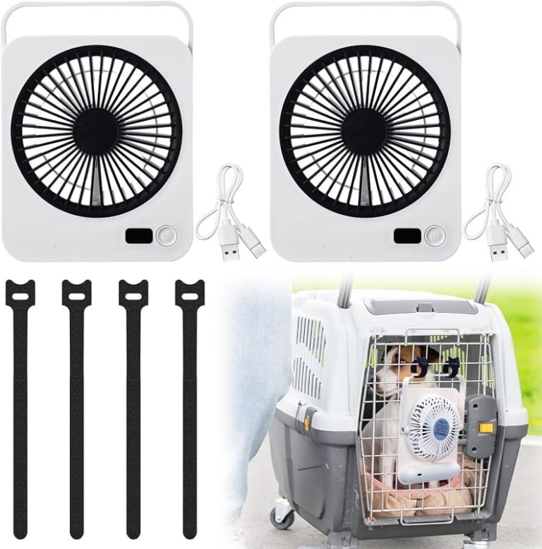 8 Best Rechargeable Dog Crate Fan Picks for GadgetMakersBlog