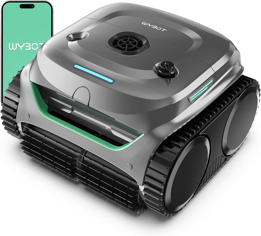 WYBOT C2 Cordless Robotic Pool Cleaner with app scheduling