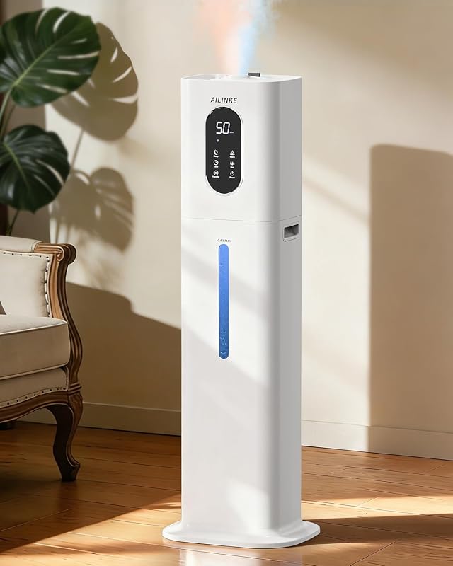 8L warm and cool mist humidifier with essential oil diffuser
