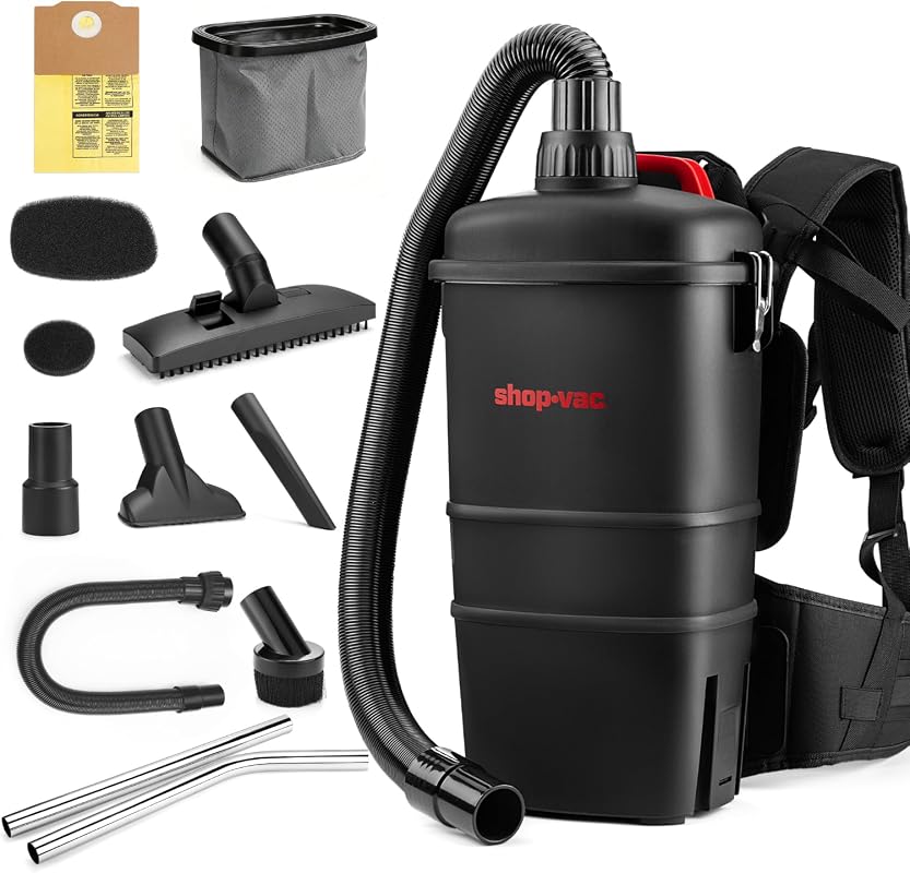Shop-Vac 5430299 Backpack Vacuum with HEPA filtration