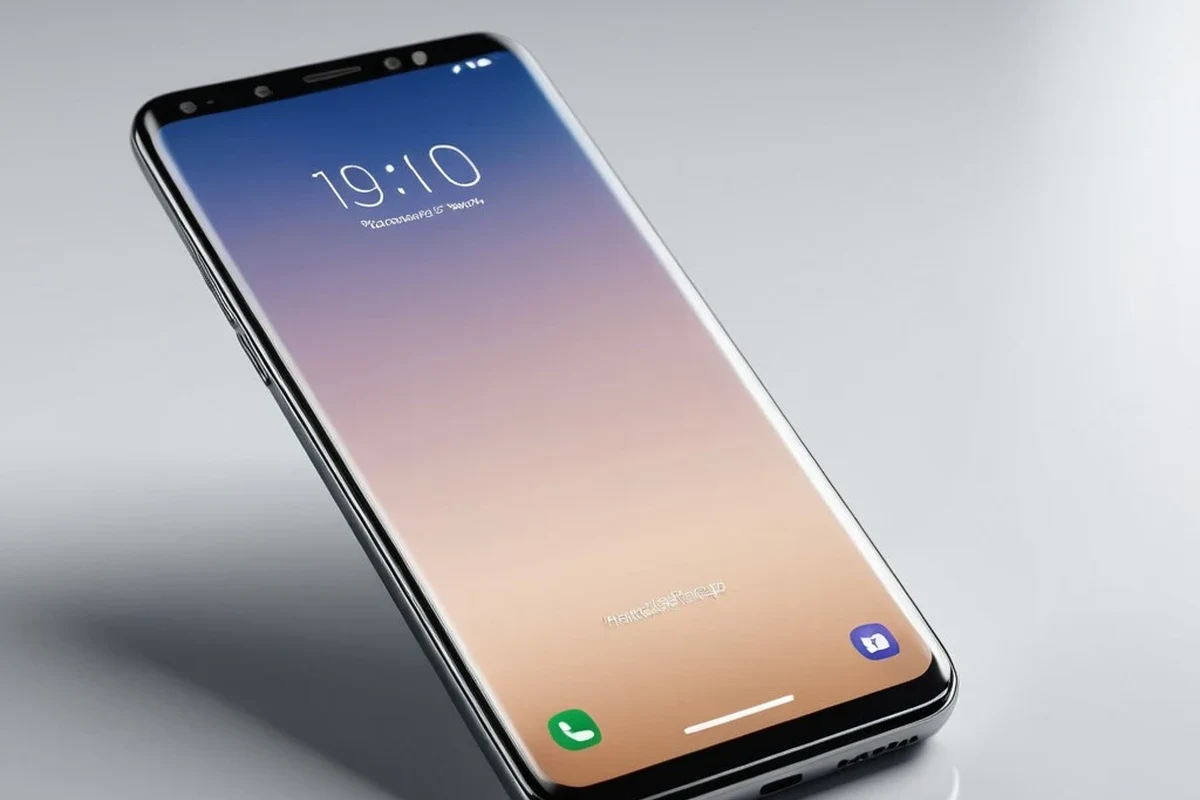 Wireless phone charging pad beside a smartphone on a clean desk with soft light